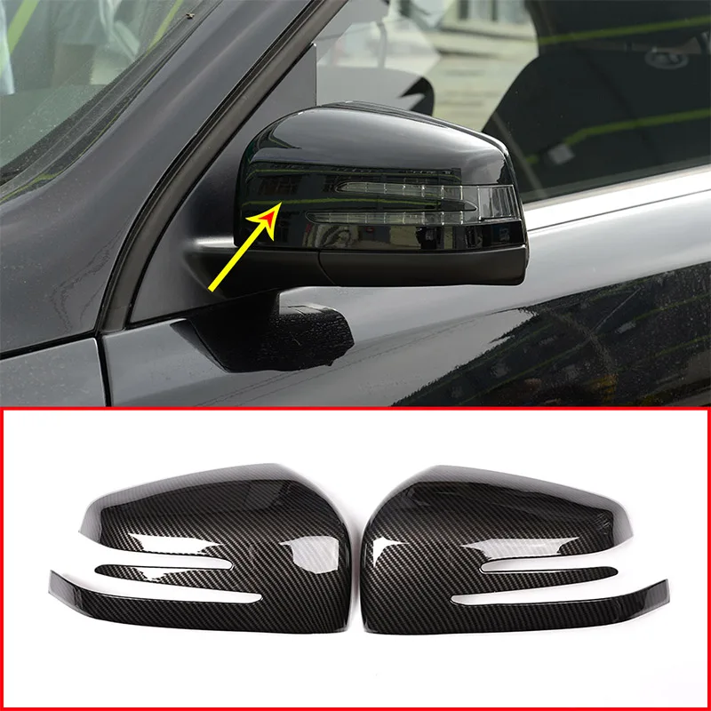 

Carbon Fiber ABS Plastic Side Rearview Mirror Cap Cover Trim For Mercedes benz ML GL 2013-2016 GLE GLS Class 2015-2017 Accessory