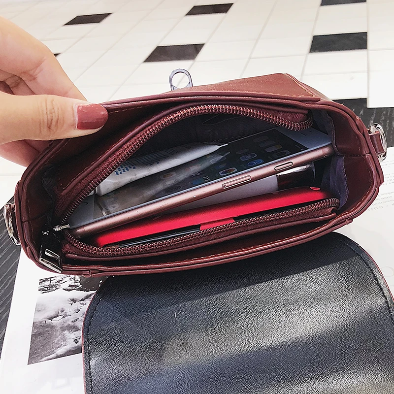 Новая сумка через плечо FuAhaLu Корейская версия сумки модная маленькая квадратная