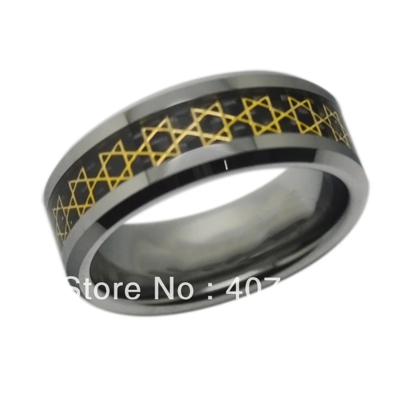 Бесплатная доставка США горячая Распродажа Новинка 8 мм мужское кольцо из