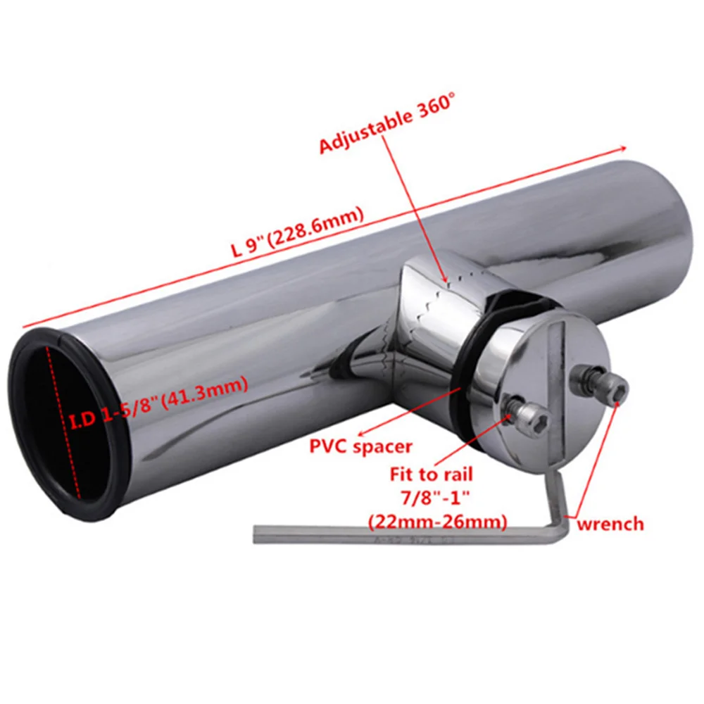 Держатель для удочки морской лодки держатели удочек зажим крепления на рельсах