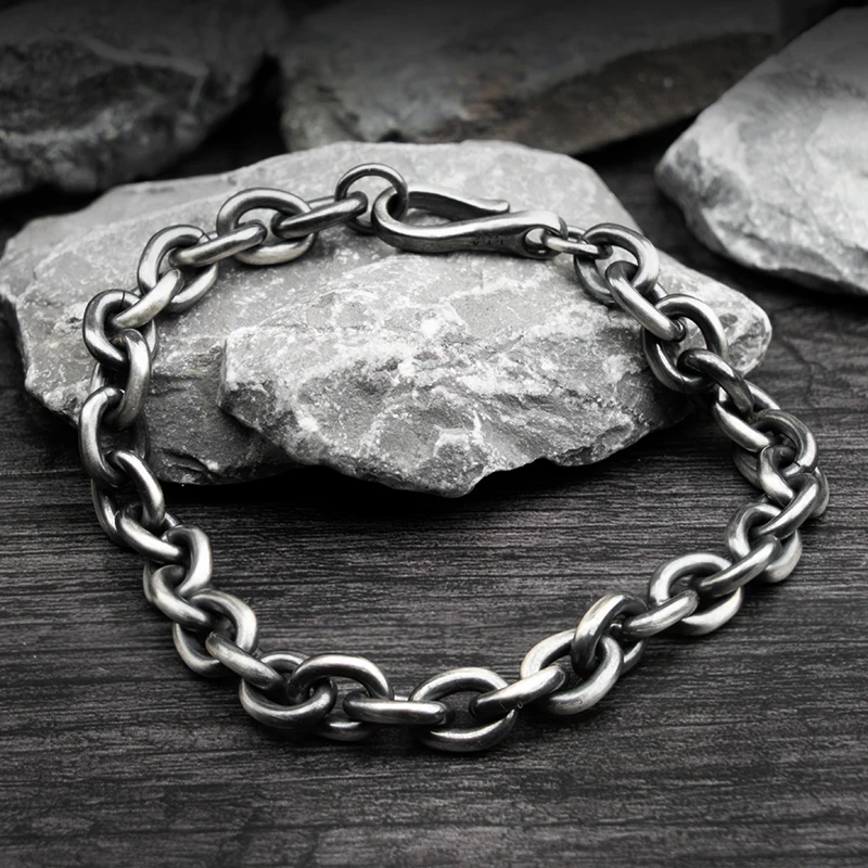 

925 Silver bracelet for men women fashion Jewelry High quality brief