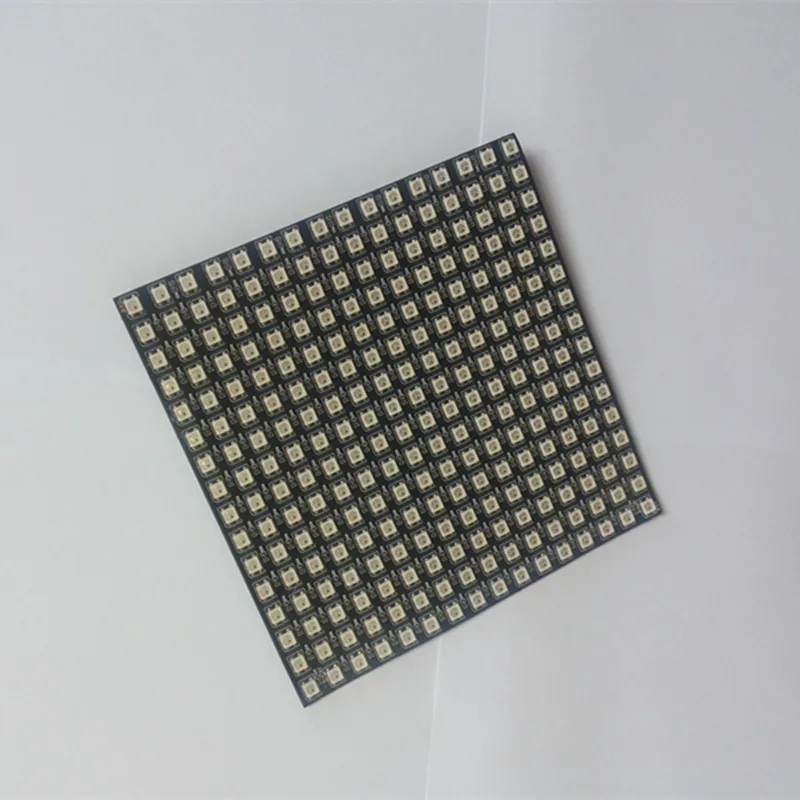 1 шт./лот DC5V 16x16 пикселей WS2812B светодиодный цифровой гибкие индивидуально адресуемых Панель светильник