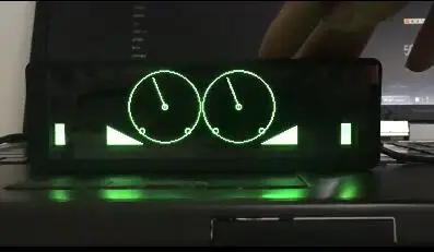 GHXAMP 5 дюймов OLED музыкальный спектр дисплей модуль VU метр автомобильный аудио