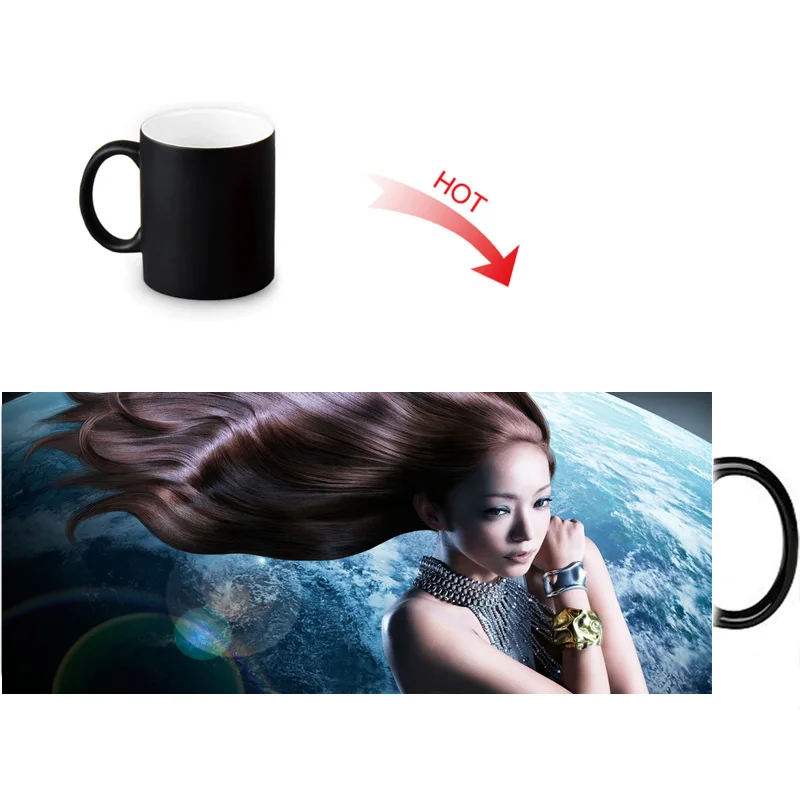 Волшебная кружка namie amuro Термокружка для чая молока воды керамическая на заказ