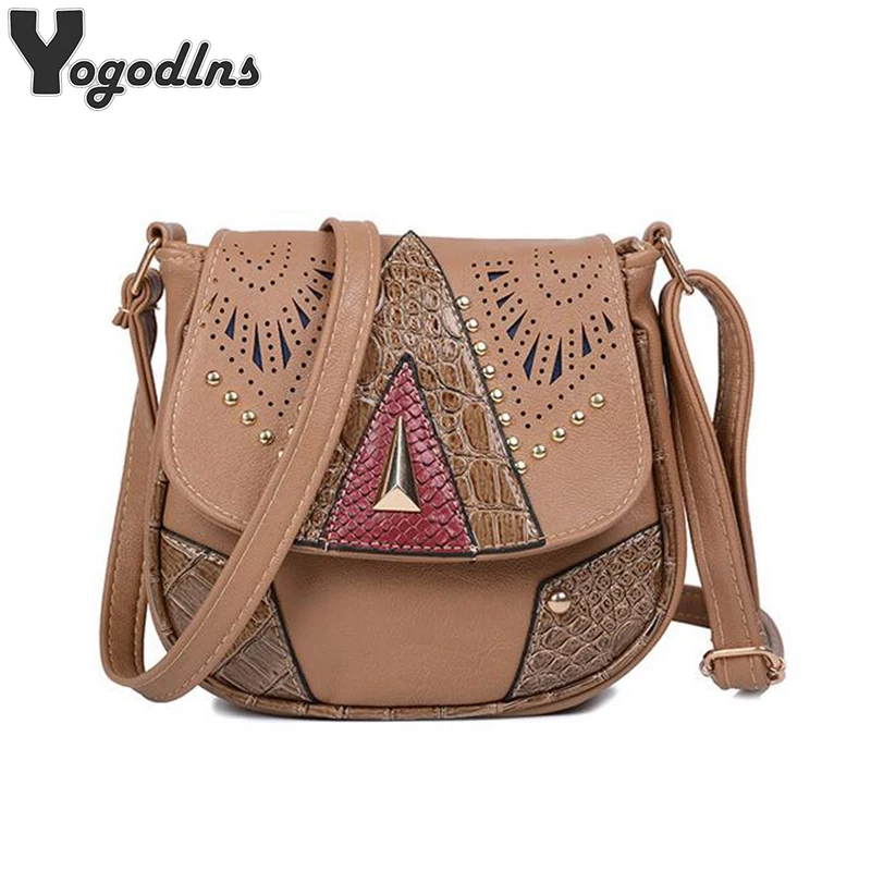 Женская сумка мессенджер в национальном стиле винтажная через плечо из