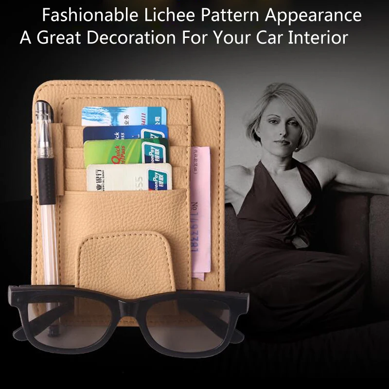 1x авто солнцезащитный козырек Органайзер сумка для инструментов хранения карт