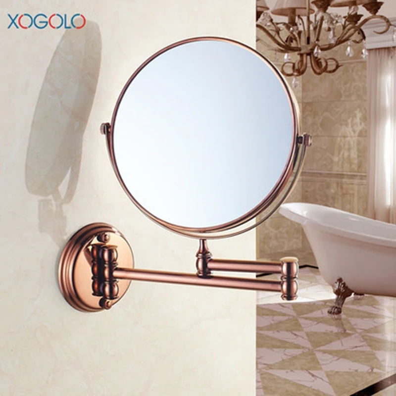 Xogolo 8 ''двустороннее настенное крепление зеркало для макияжа 360 градусов