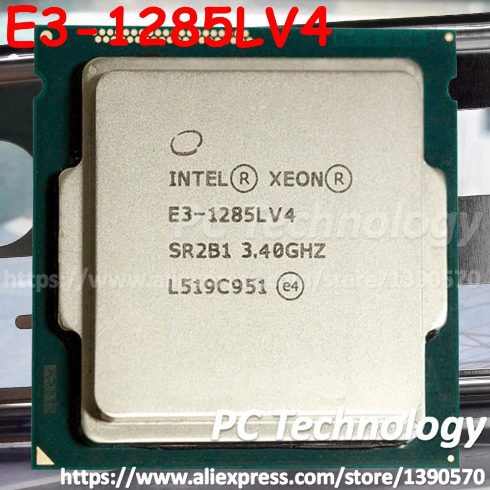 Оригинальный четырехъядерный процессор Intel Xeon E3-1285LV 4 3 40 ГГц 6M LGA1150 E3-1285L V4