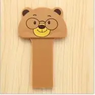 Bear Творческий мультфильм милый Животные Свинья медведь лягушка панда Форма не грязные руки Туалет крышка устройства EH - Цвет: Bear
