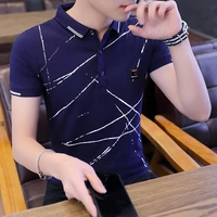 high quality topstees mens polo shirts business men brands polo shirts 3d embroidery turn down collar mens polo shirt 8308