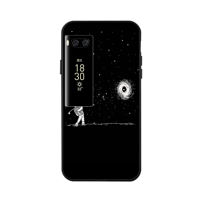 Модный черный окрашенный чехол для Meizu M6 Note Meilan 6 M6S 16 Plus M6T 16X чехол противоударный чехол для Meizu Pro 7 Plus - Цвет: x056