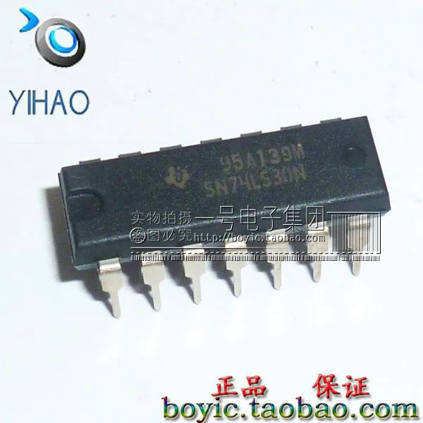 10 шт./лот SN74LS30N 8 положительный вход NAND ворота логический чип линия DIP14|line| |