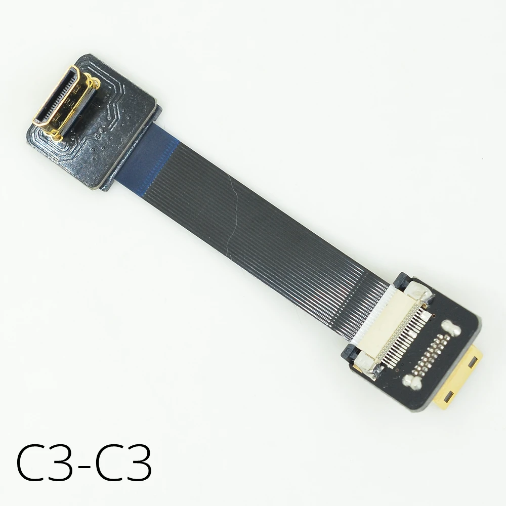 Мини-Кабель HDMI FPV HDMIMini-HDMIMini C-Type угловой ленточный плоский кабель для Gimbal Servo