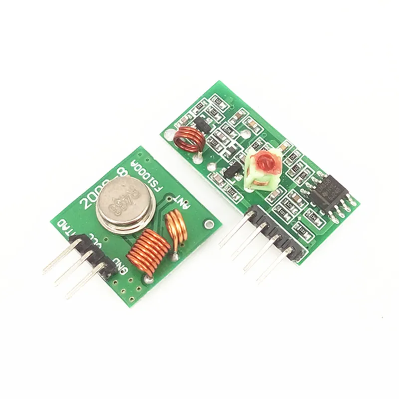 10set 315Mhz/433Mhz Rf Transmitter and Receiver Module Kit for arduino Raspberry pi Wireless Diy | Электронные компоненты и