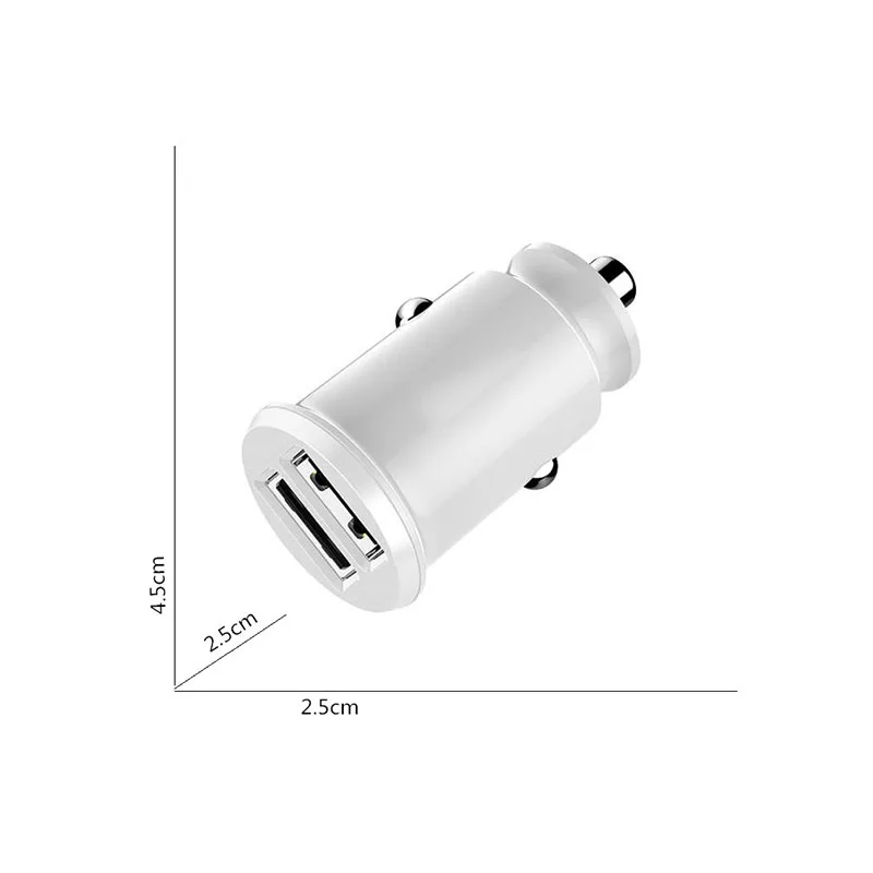 Rovtop мини USB Автомобильное зарядное устройство 3.1A автомобильное зарядное устройство двойное автомобильное usb-устройство для зарядки телефона для мобильного телефона gps адаптер в автомобиль для Iphone Xiaomi