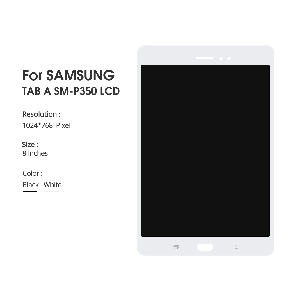 8,0 дюймов для samsung Galaxy Tab A SM-P350 P350 SM-P355 P355 сенсорный экран дигитайзер ЖК-дисплей Панель Стекло сборка Замена