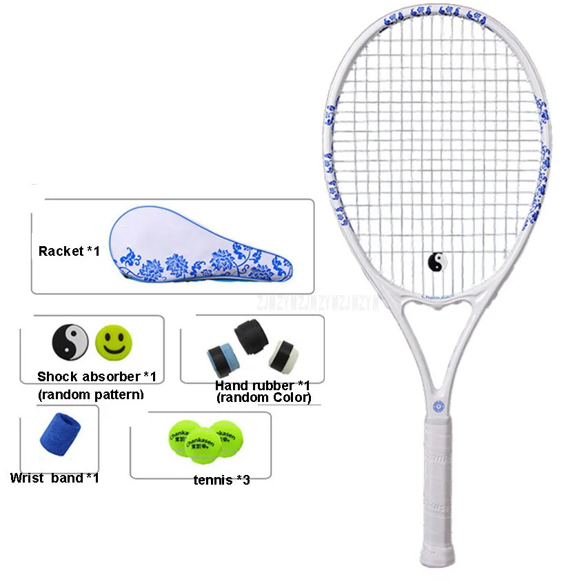 Теннисная ракетка для мужчин и женщин профессиональная спортивная