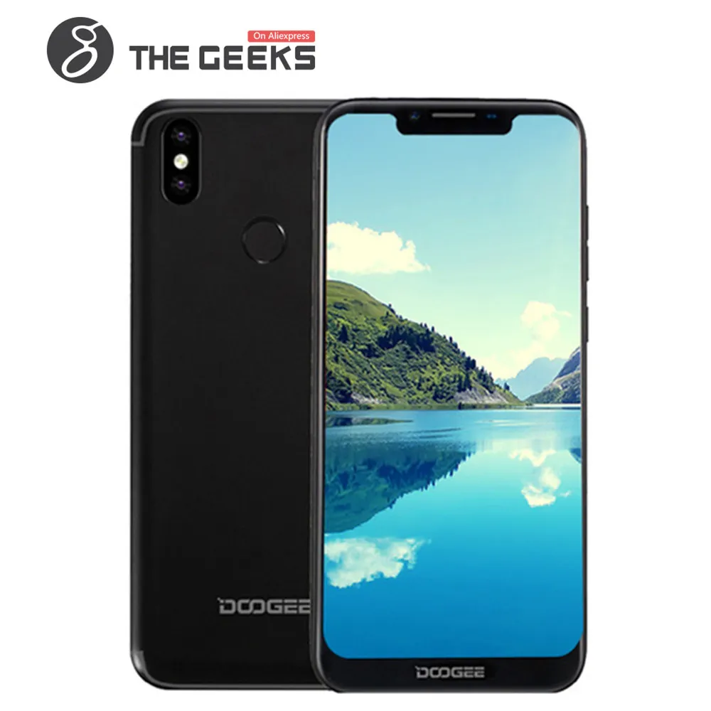 Doogee BL5500 Lite 6 19 'ཏ:9 мобильного телефона Android 8 1 13.0MP + 8MP 2 ГБ 16 MT6739WA Quad core 5500 мАч