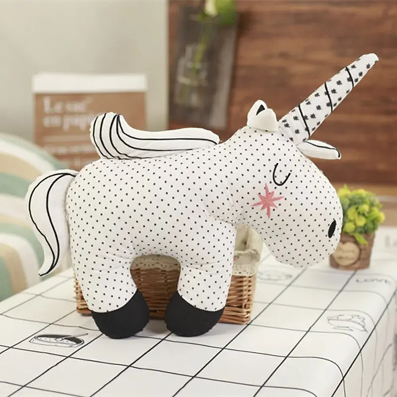 stuffed animal toy Nordic Toys Kawaii stitch baby Stuffed Plush Pillow Stuffing Bear Rabbit Unicorn Cushion Cute horses |