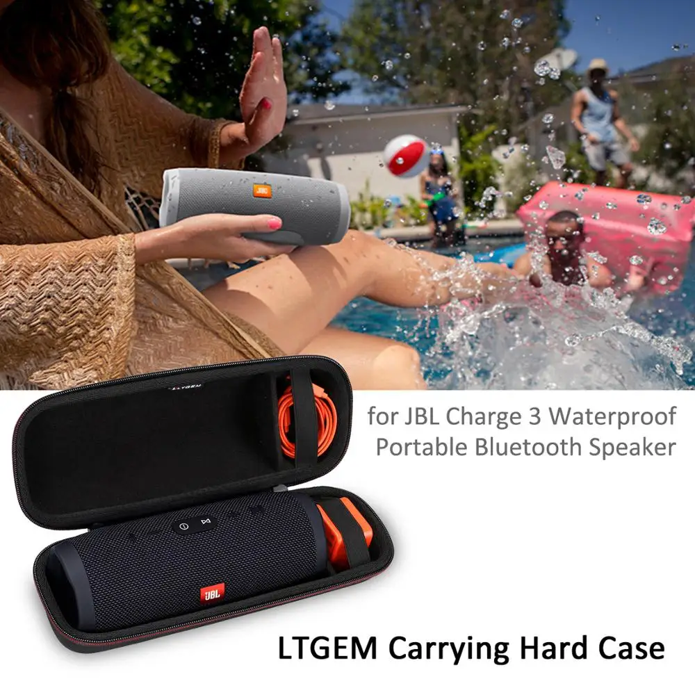 Жесткий чехол LTGEM EVA для JBL Charge 3 водонепроницаемый портативный Дорожный с Bluetooth