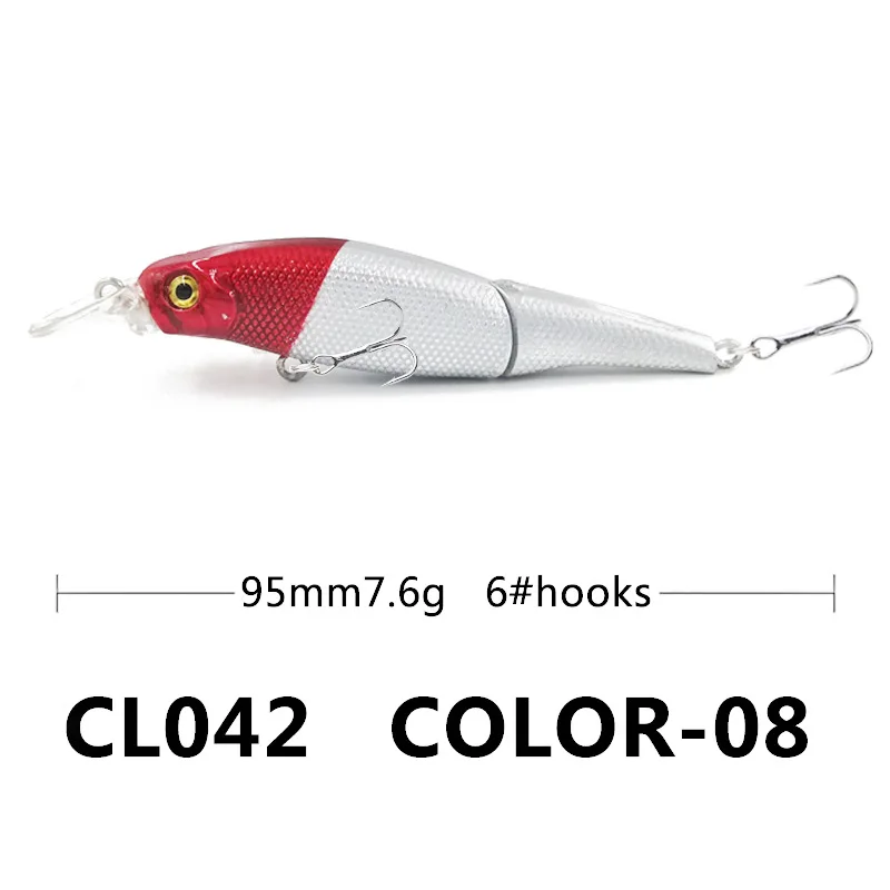 1 дорожная приманка пластиковая искусственная жесткая многосекционная рыба 9 5