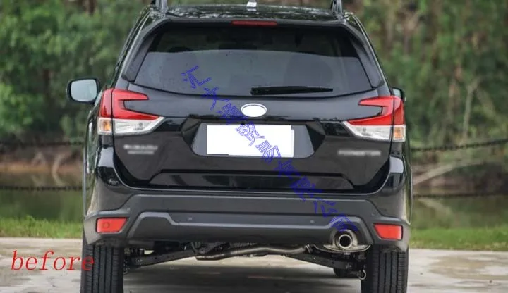 Декорированные аксессуары для Subaru Forester SK 2018 2019 передний и задний бампер из
