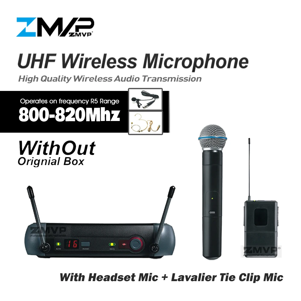 ZMVP PGX24 PGX14 UHF беспроводной микрофон системы с PGX поясной BETA58 ручной передатчик гарнитура петличный микрофон без коробки