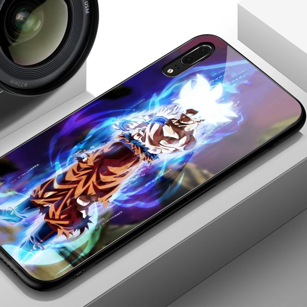 Для huawei P20 Lite чехол Супер Saiyan Dragon Ball чехол из закаленного стекла для huawei Note 10 mate 9 10 Pro P10 P20 Honor V9 V10 Play