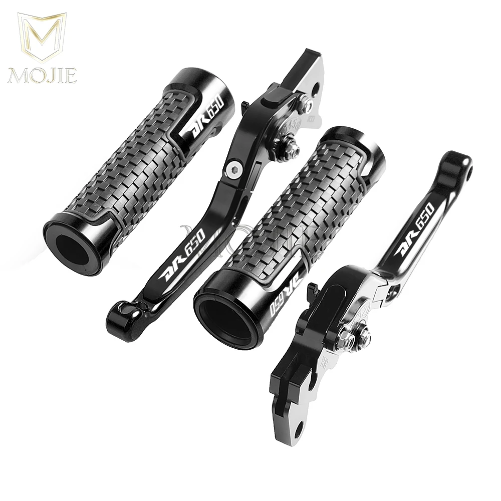 Motorcycle CNC Adjustable Brake Clutch Levers Handlebar Hand Grips For Suzuki DR 650 DR650 S / SE DR650S DR650SE 1994-2010 | Автомобили и