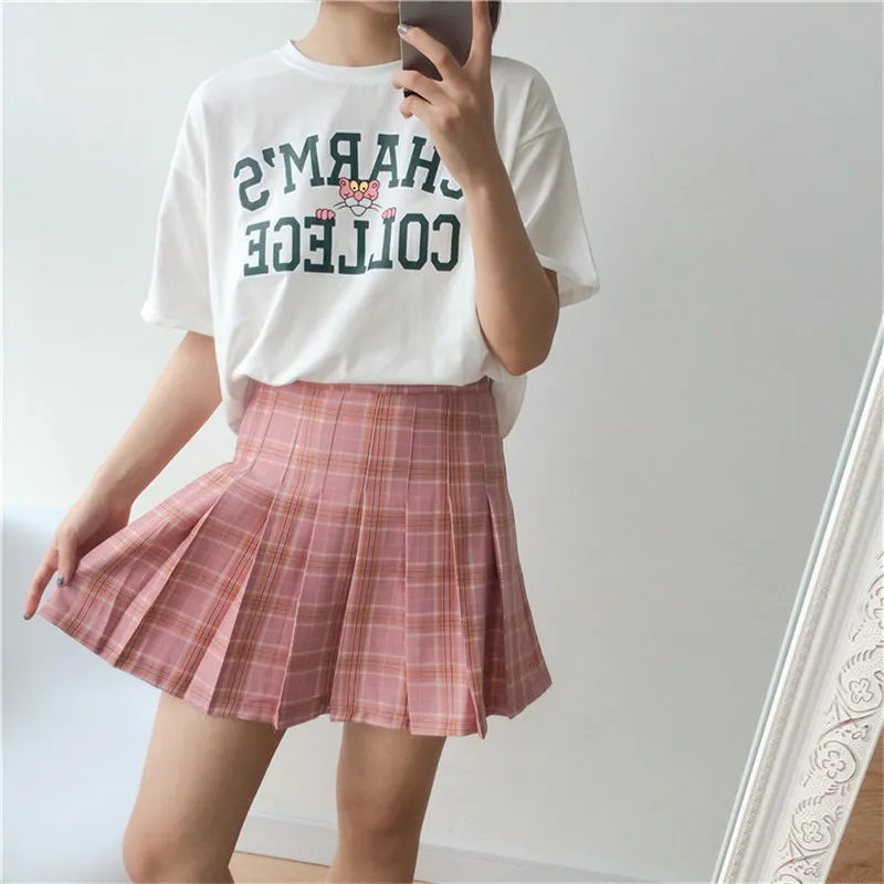 Женская винтажная плиссированная мини-юбка летняя уличная 40902 | одежда