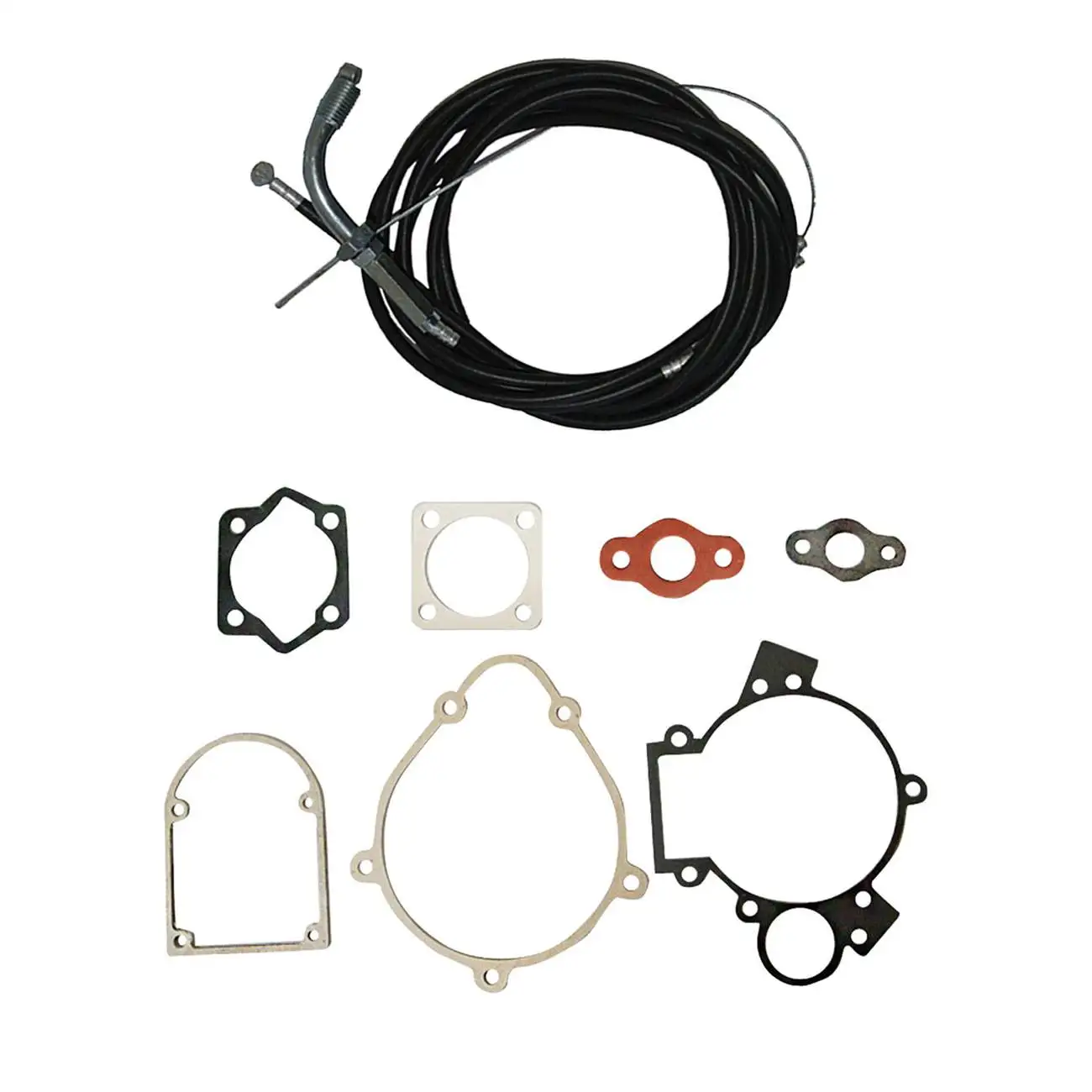 

Throttle Cable Clutch Cable& Gasket For 66cc 80cc Motorized Bicycle