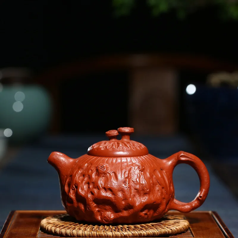 

Yixing are recommended by handmade undressed ore mud for zhu spring pot of kung fu tea tea set gift 280 ml