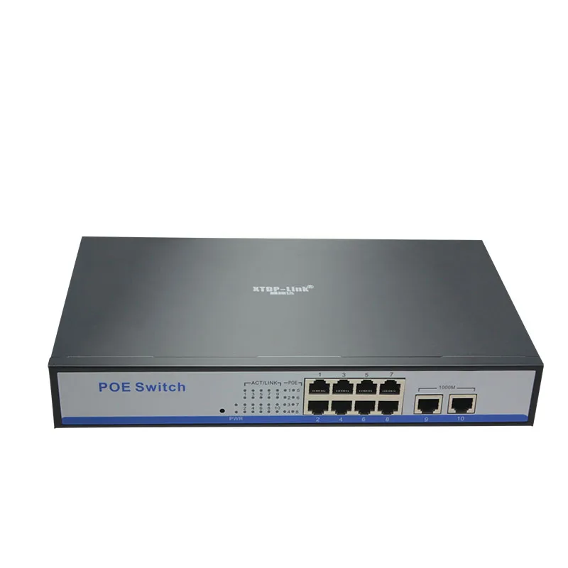 HYY8 умный настольный настенный коммутатор 8 + 2 гигабитный ethernet 150 Вт IEEE802.3af/at poe для