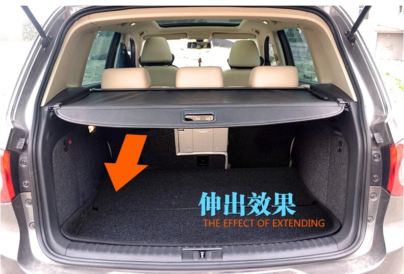 Защитный чехол для багажника Tiguan 09 2011.2012.2013 2014.2015.доставка|cargo cover|trunk shadesecurity cargo cover