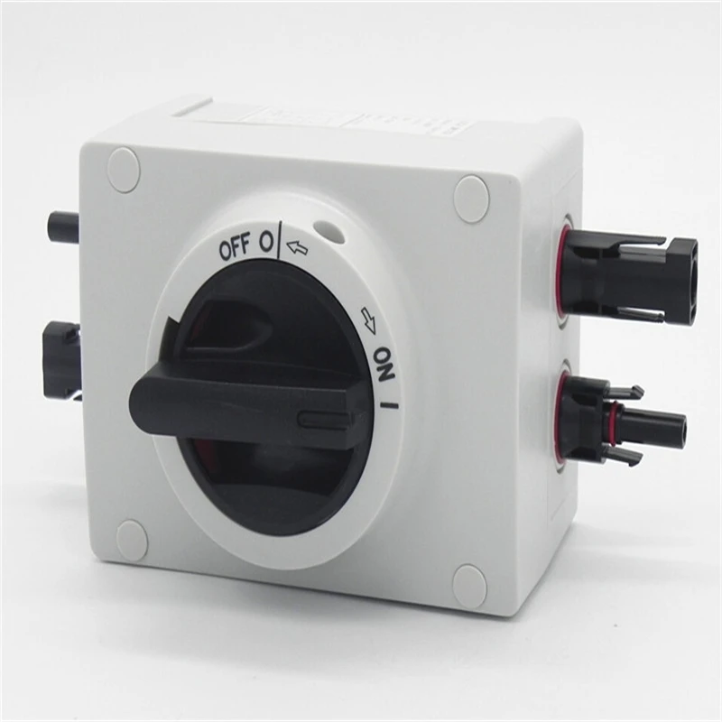 1 шт./лот Солнечный Электрический переключатель изолятора постоянного тока с 2