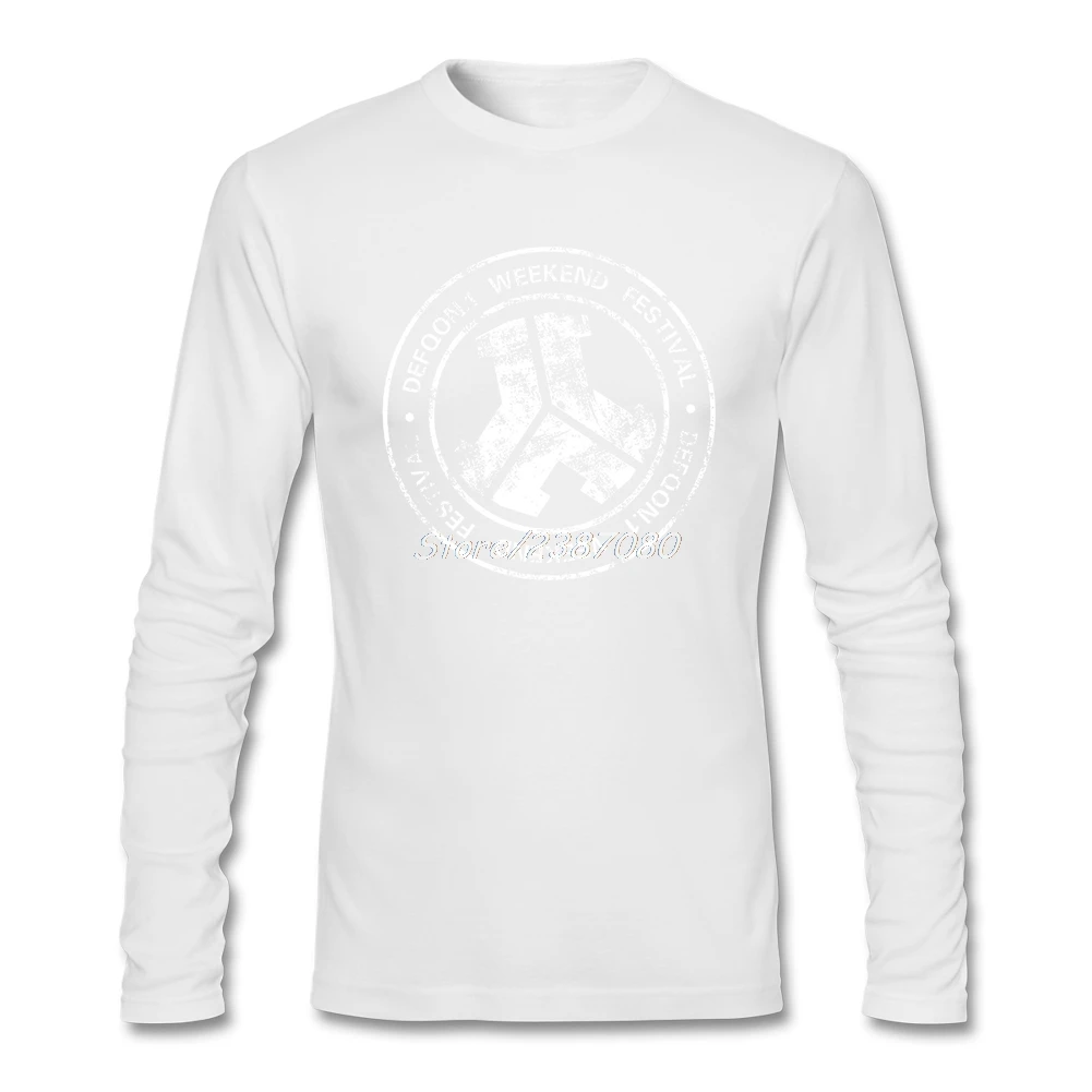 Defqon.1 футболка на заказ с длинным рукавом футболки для мужчин хип хоп парные