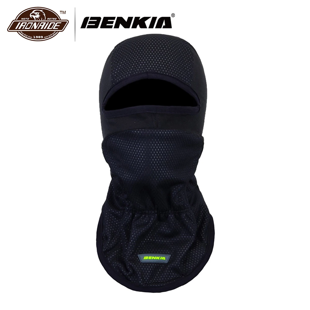 BENKIA, дышащая мотоциклетная маска для лица, мотоциклетная теплая маска, шлем, покрытие на голову, для улицы, для езды, защитный капюшон, Балаклава
