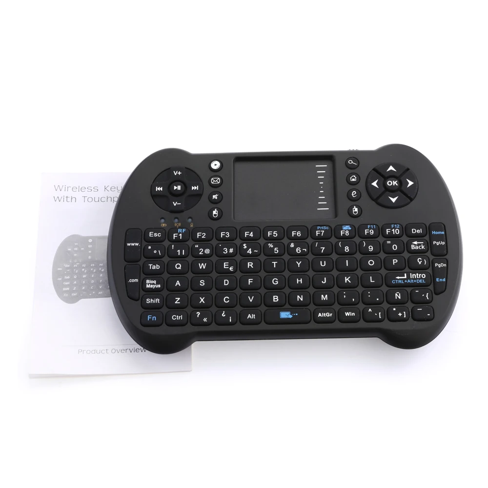 VIBOTON S501 2 4 ГГц QWERTY клавиатура Air Мышь Combo испанский версия|Клавиатуры| |