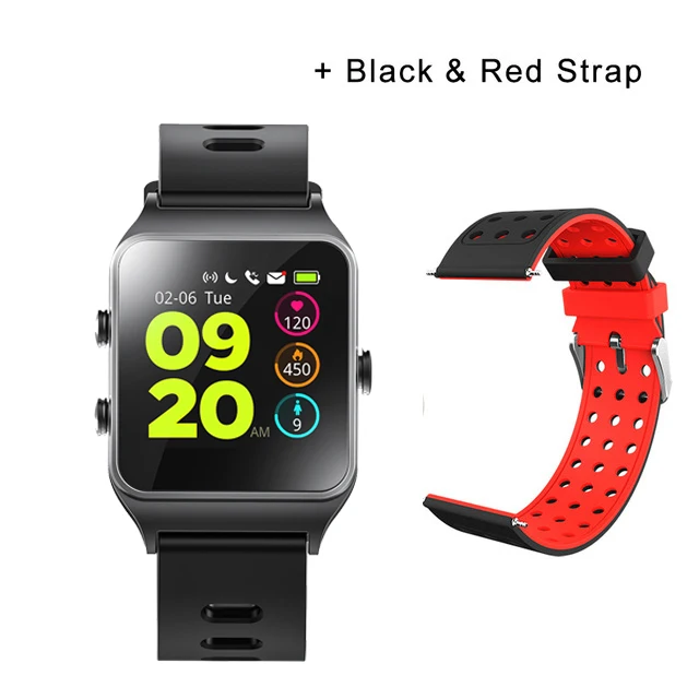Black n Black Strap Makibes BR3 Смарт-часы Android iOS IP68 Водонепроницаемый трекер сердечного ритма Встроенный gps 1," сенсорный экран Умные спортивные наручные часы для мужчин - Цвет: Black n Black Strap