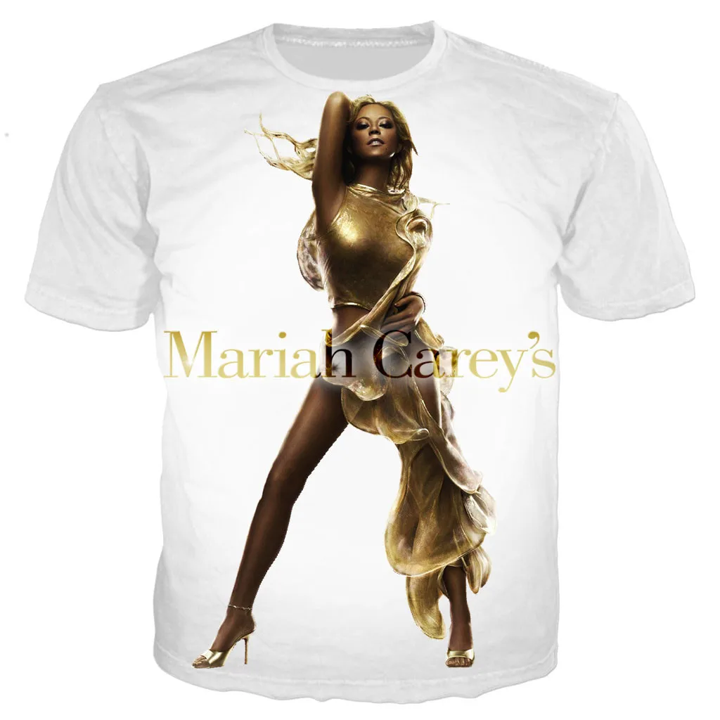 Новая модная футболка Mariah Carey в стиле хип хоп для мужчин и женщин с 3D принтом новые