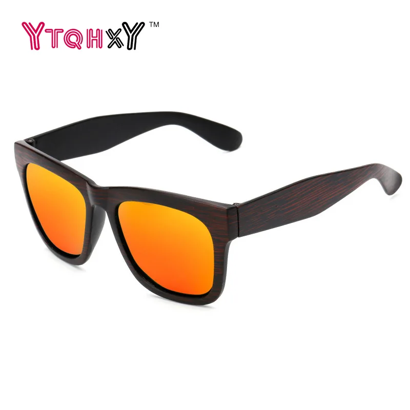 Retro sunglasses men Wood Reflective Square Eyewear Sun Glasses women Outdoors Gafas oculos de sol feminino Y105 | Аксессуары для