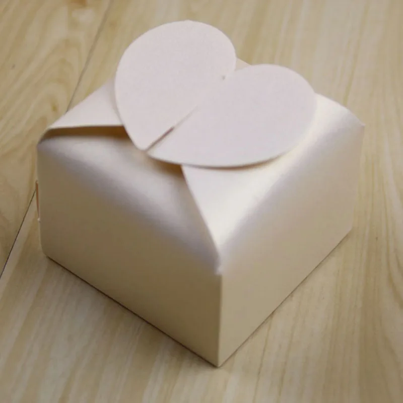 

JUMI 50pcs/lot Multicolor Pearl Paper Wedding Favors Gift Boxes Baby Shower Candy Box Wedding Event Party Supplies