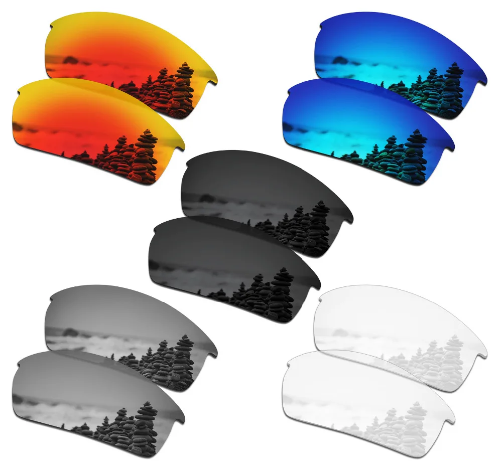 5 пар поляризованных солнцезащитных очков SmartVLT Сменные линзы для Oakley Bottlecap -
