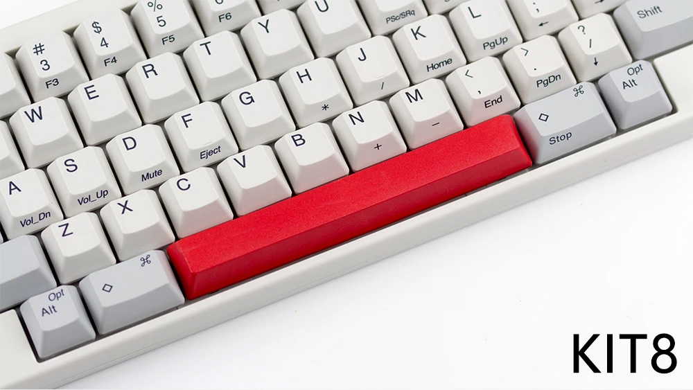 Механическая клавиатура PBT keycap RF Электростатическая емкостная клавиатура HHKB Topre пробел колпачок белый зеленый цвет