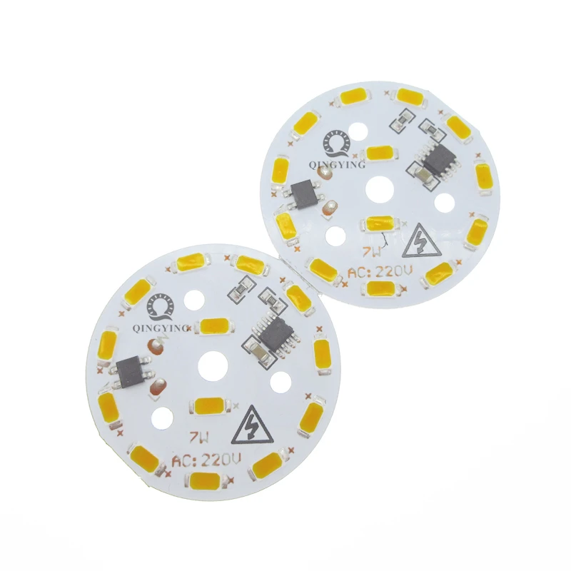 10 шт. светодиодная алюминиевая пластина SMD 220 5730 В переменного тока 7 Вт|led|led aluminum