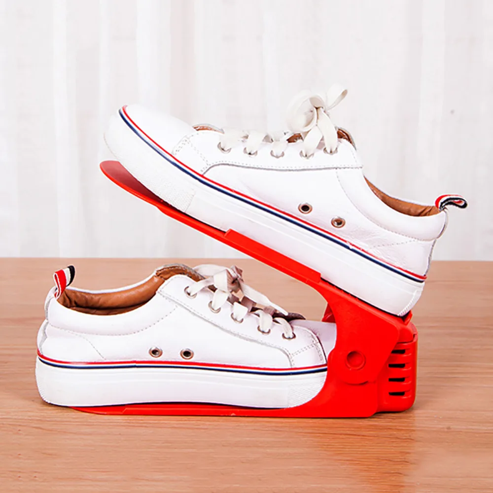 Креативная пластиковая стойка для обуви органайзер компактное хранение