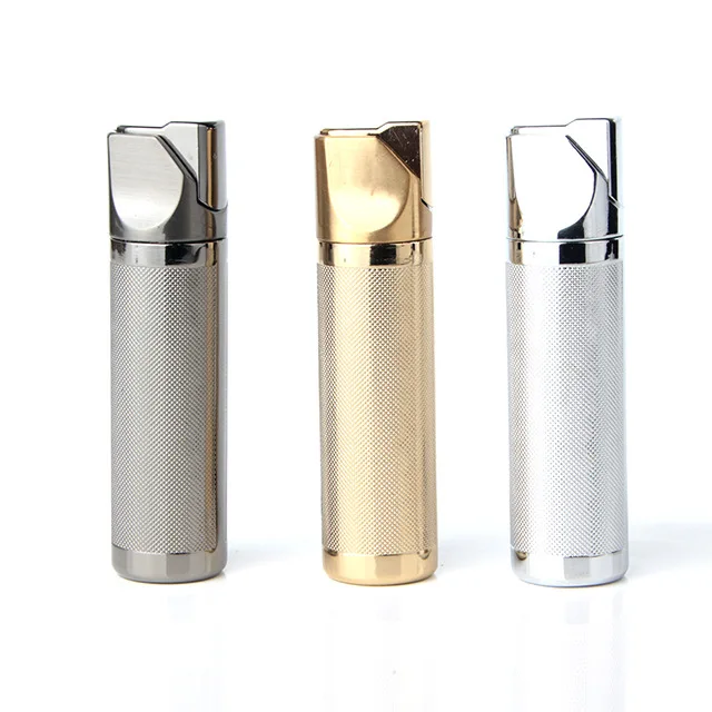 

Retro GuanCigarette Lighter Cigar Jet Torch Lighter Windproof Refillable Butane Gas Lighter Gadgets for men