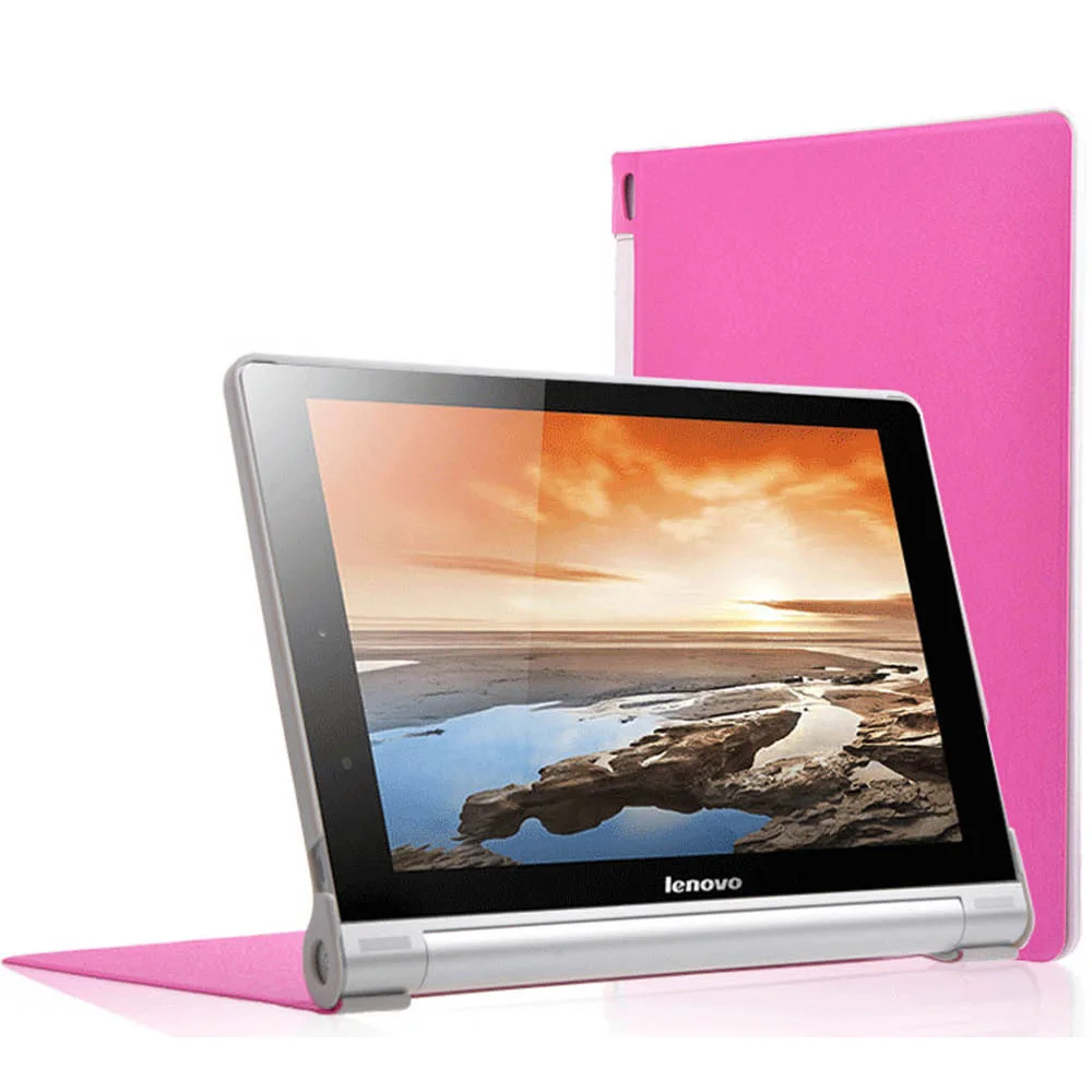 Модный складной чехол книжка из искусственной кожи с шелковым узором для Lenovo