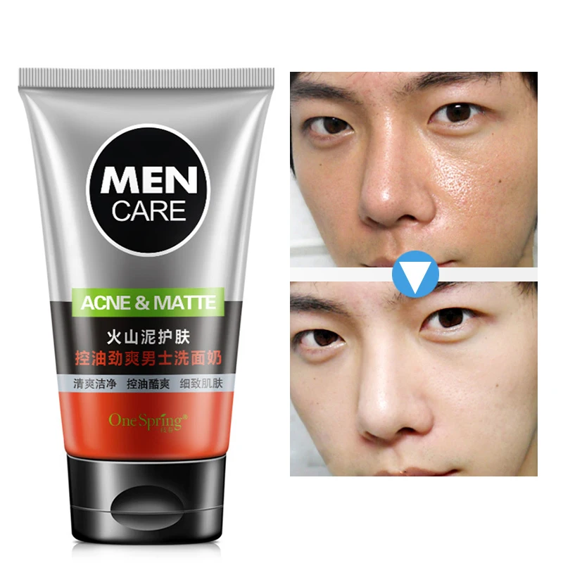 100gFace стиральный мужской продукт средство для очищения лица скрабы Натуральный