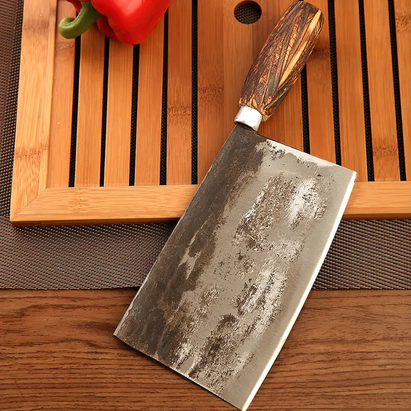 Chu Family ручной Кованый нож тутового дерева стальной шеф повара в китайском стиле
